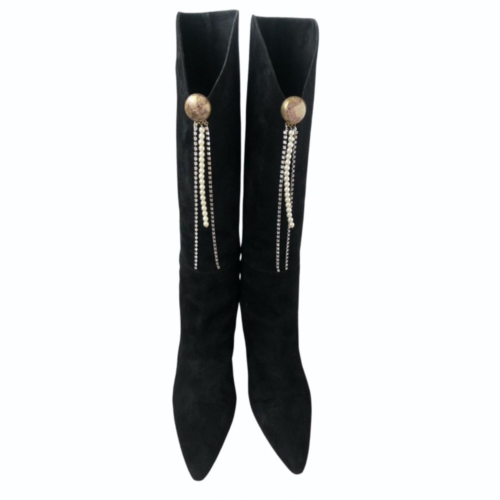 Magda Butrym black boots with ornaments, size 39